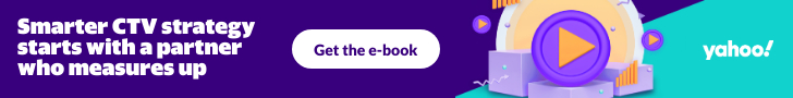 banner with yahoo logo links to sign up form at yahoo